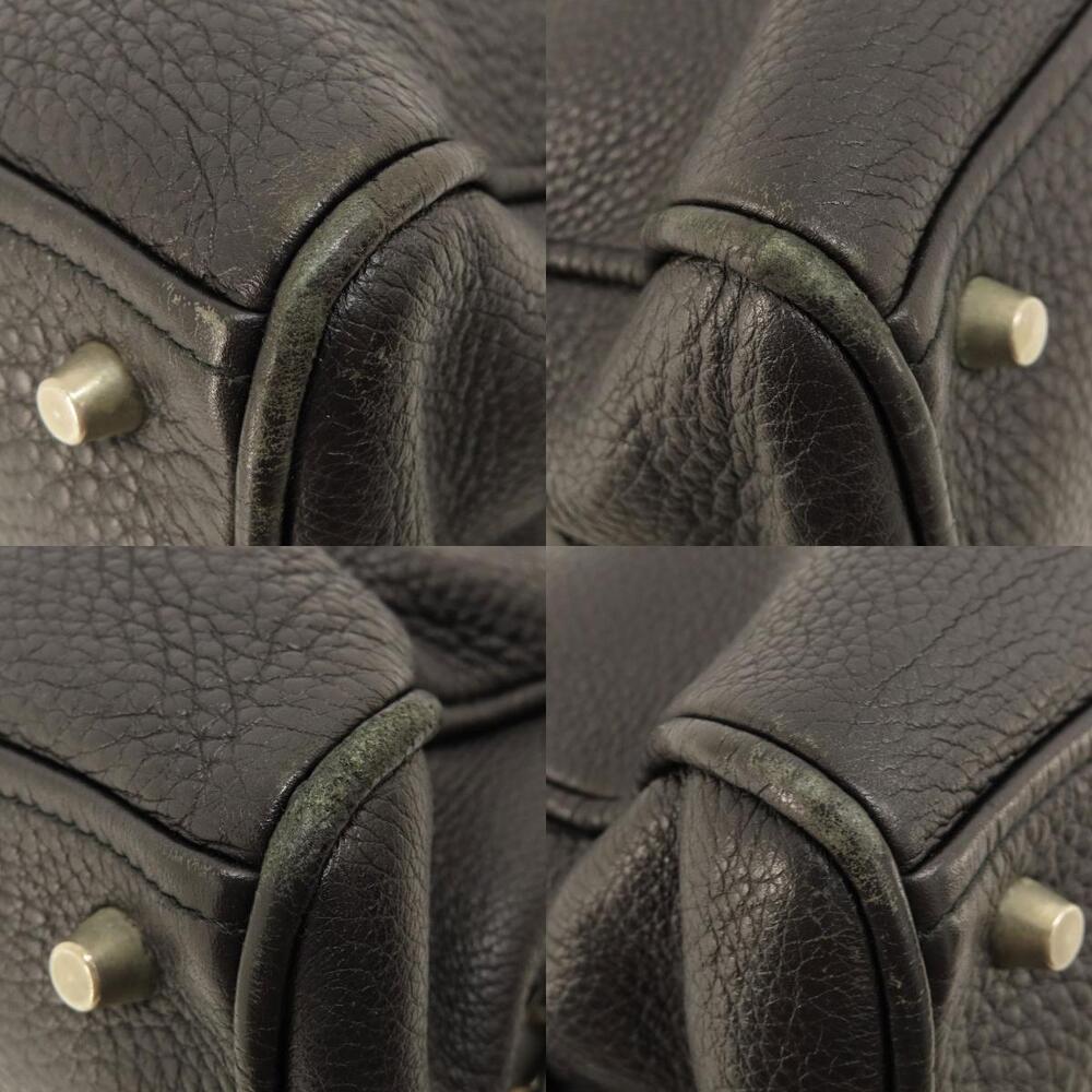 Prada Vitello Daino leather shoulder bag black pebbled calfskin - Picture 10 of 11